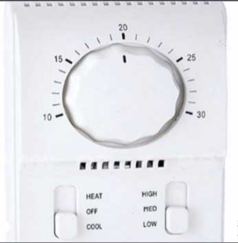 Mechanical thermostat installation precautions