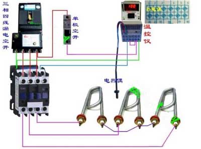 Main control equipment maintenance diagram of temperature controller circuit