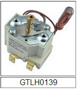 Steam pressure type temperature control switch