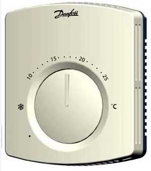 Mechanical floor heating thermostat
