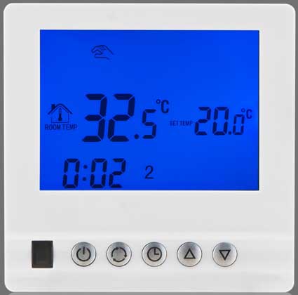 LCD intelligent thermostat