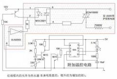 Instant hot water heater automatic constant temperature experiment circuit diagram