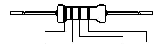 Sicherung Widerstand Farbring Zeichen