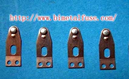 Interruptor de control de temperatura en miniatura mapa de remachado de contacto móvil