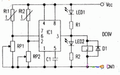 Drei analoge Schaltkreise für den elektronischen Temperaturregler LM358