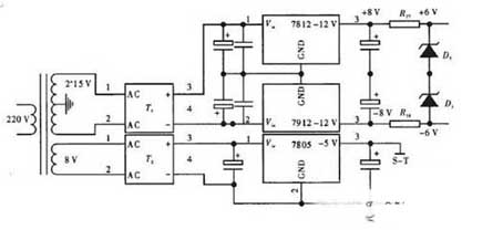 Diagrama del circuito de alimentación