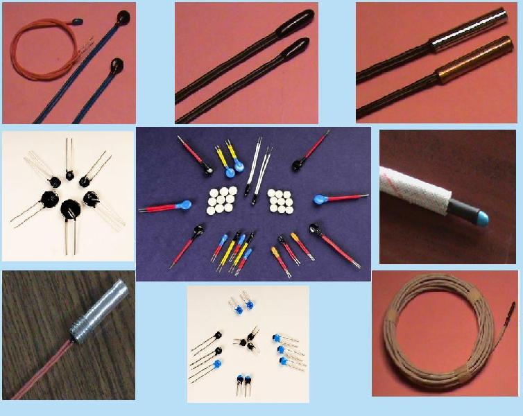 Sensor de temperatura termistor estructura molecular