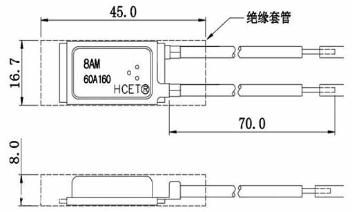 Overheating protection switch for high current motor 