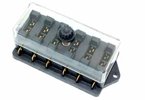 6 in 6 out medium fuse box